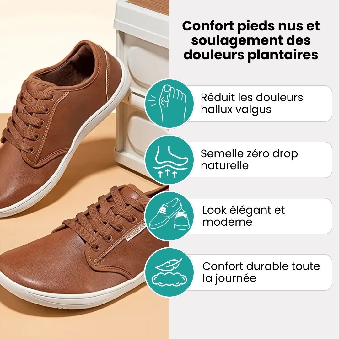 Chaussures Barefoot en Cuir | Élégance Pieds Nus - Semello.fr