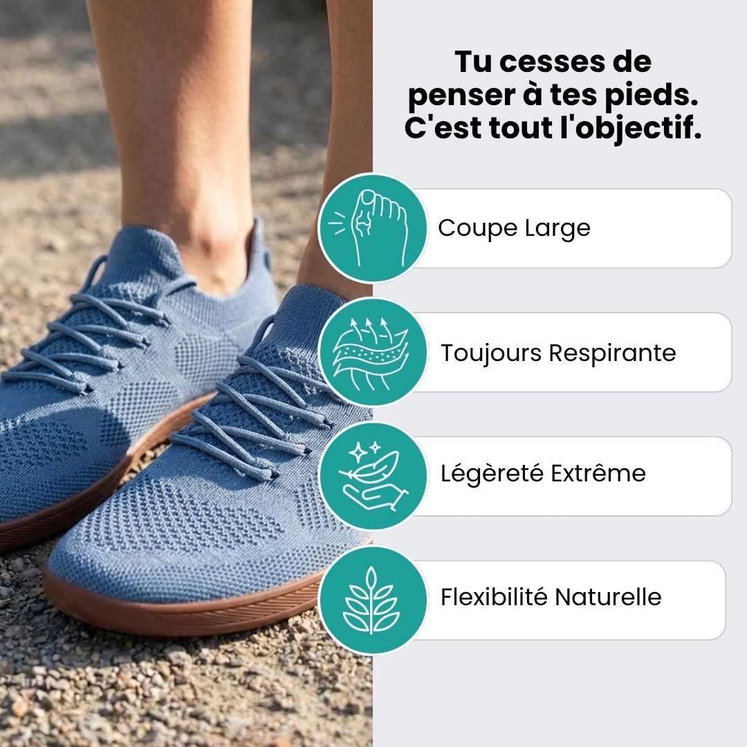 Chaussures Barefoot Respirantes – Sensation Pieds Nus & Flexibilité - Semello.fr