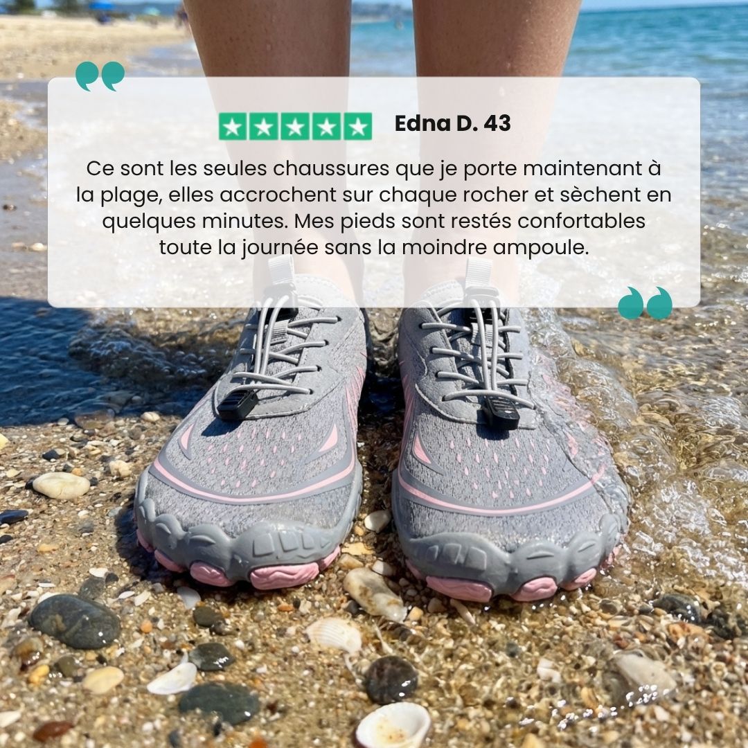 Chaussures de Plage – Protection & Confort sur Sable et Rochers - Semello.fr