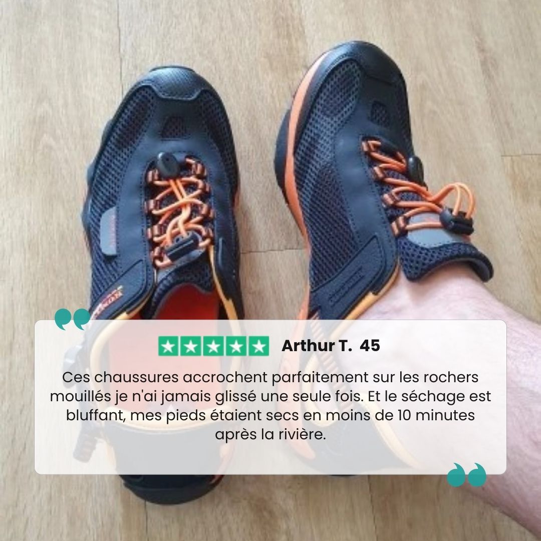 Chaussures de Randonnée Aquatique – Grip & Séchage Rapide - Semello.fr