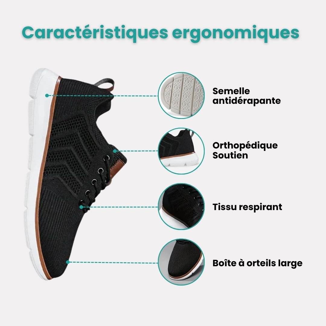 Chaussures de Ville Orthopédiques Respirantes - Semello.fr
