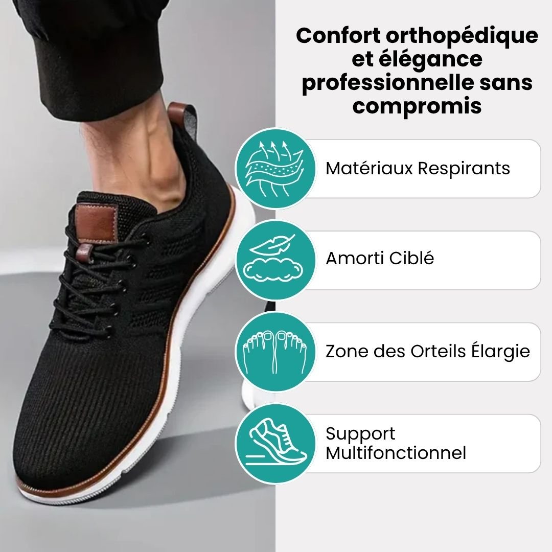 Chaussures de Ville Orthopédiques Respirantes - Semello.fr