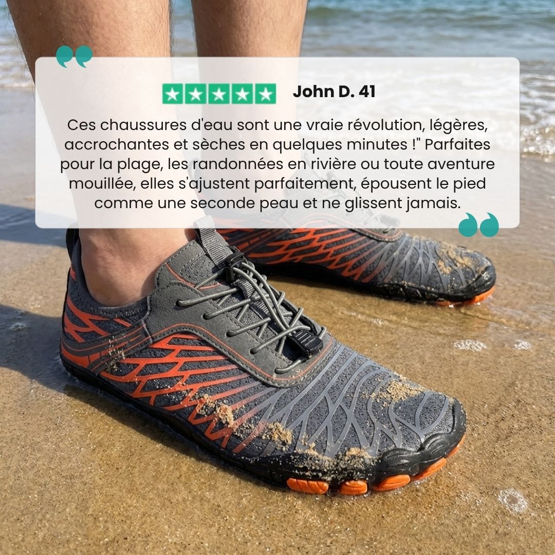 Chaussures d'Eau – Séchage Ultra - Rapide & Grip Antidérapant - Semello.fr