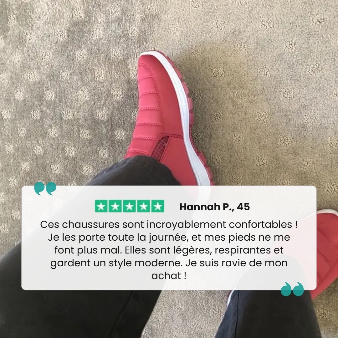 Chaussures d'hiver confortable femme | Chaudes et faciles à porter - Semello.fr