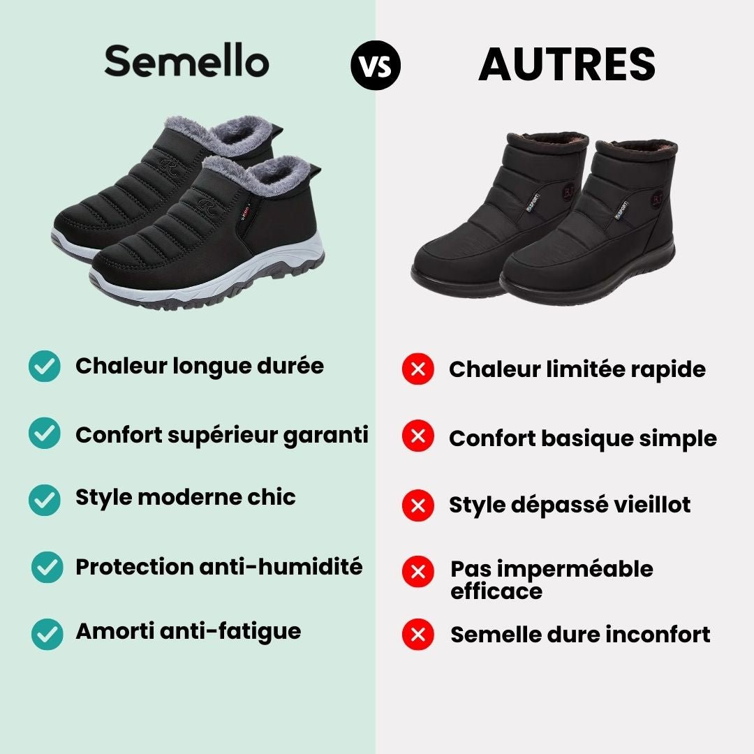 Chaussures d’hiver homme coton chaud | Style casual & isolant - Semello.fr