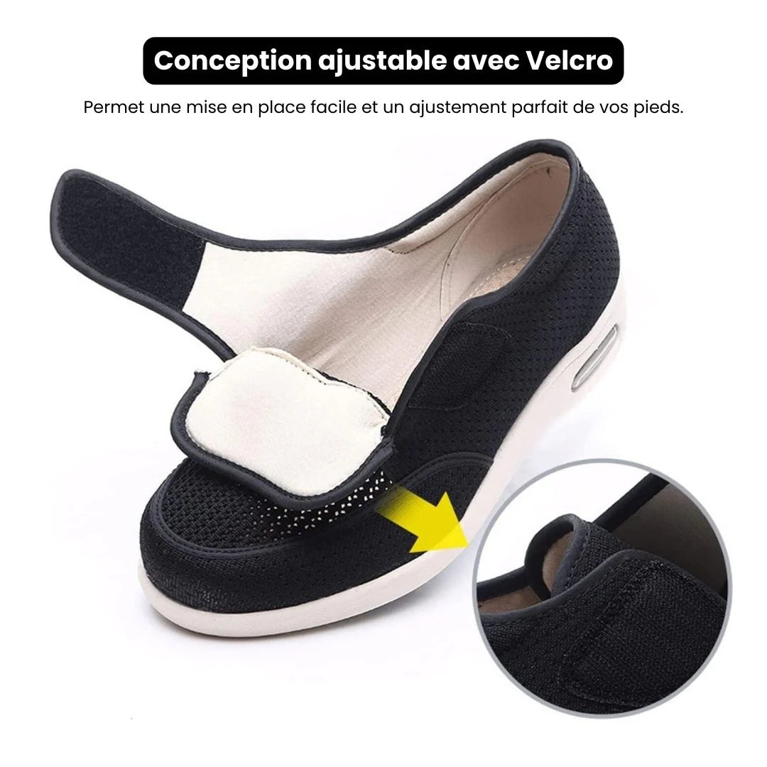 Chaussures Orthopédiques avec Velcro – Enfilage simple et Confort Durable - Semello.fr