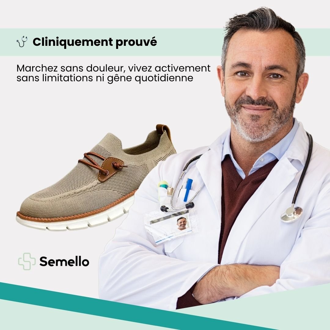 Chaussures Orthopédiques Homme Casual - Semello.fr