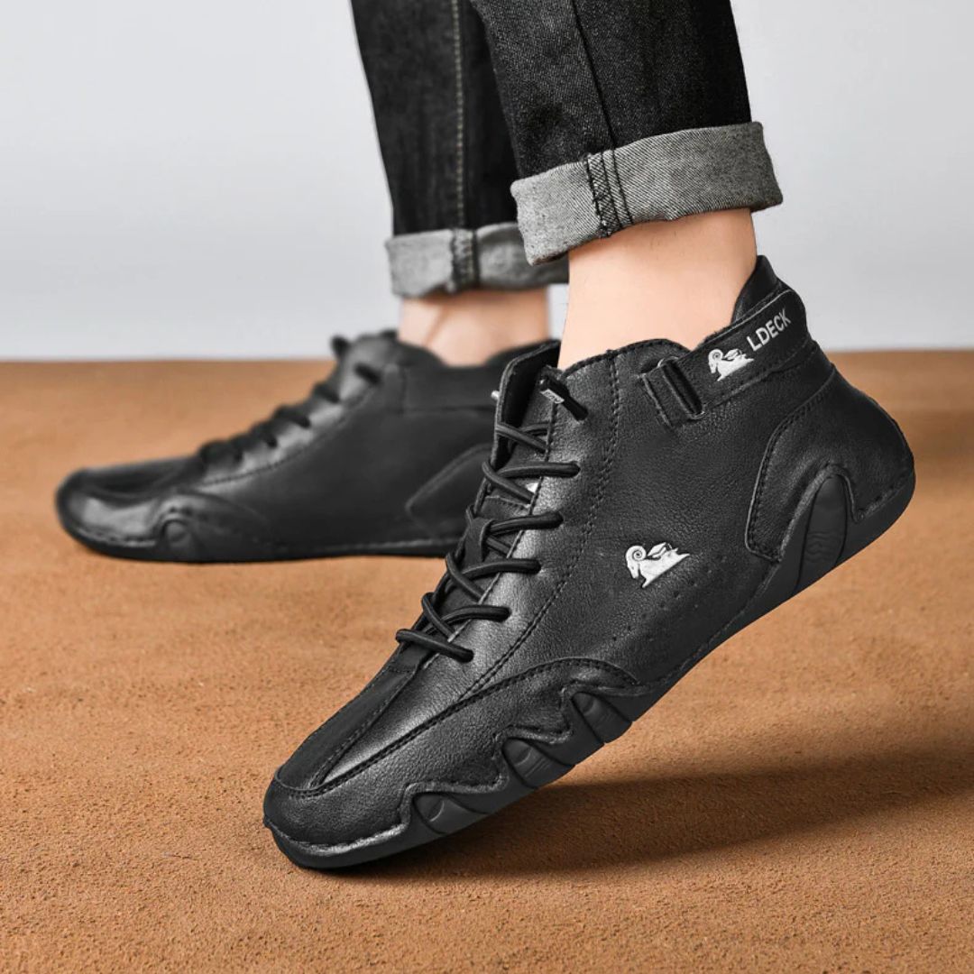 Chaussures Orthopédiques Montante en Cuir - Semello.fr