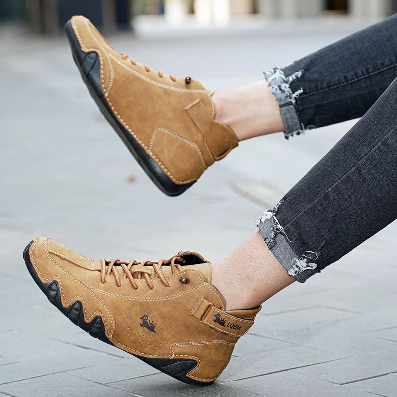 Chaussures Orthopédiques Montante en Cuir - Semello.fr