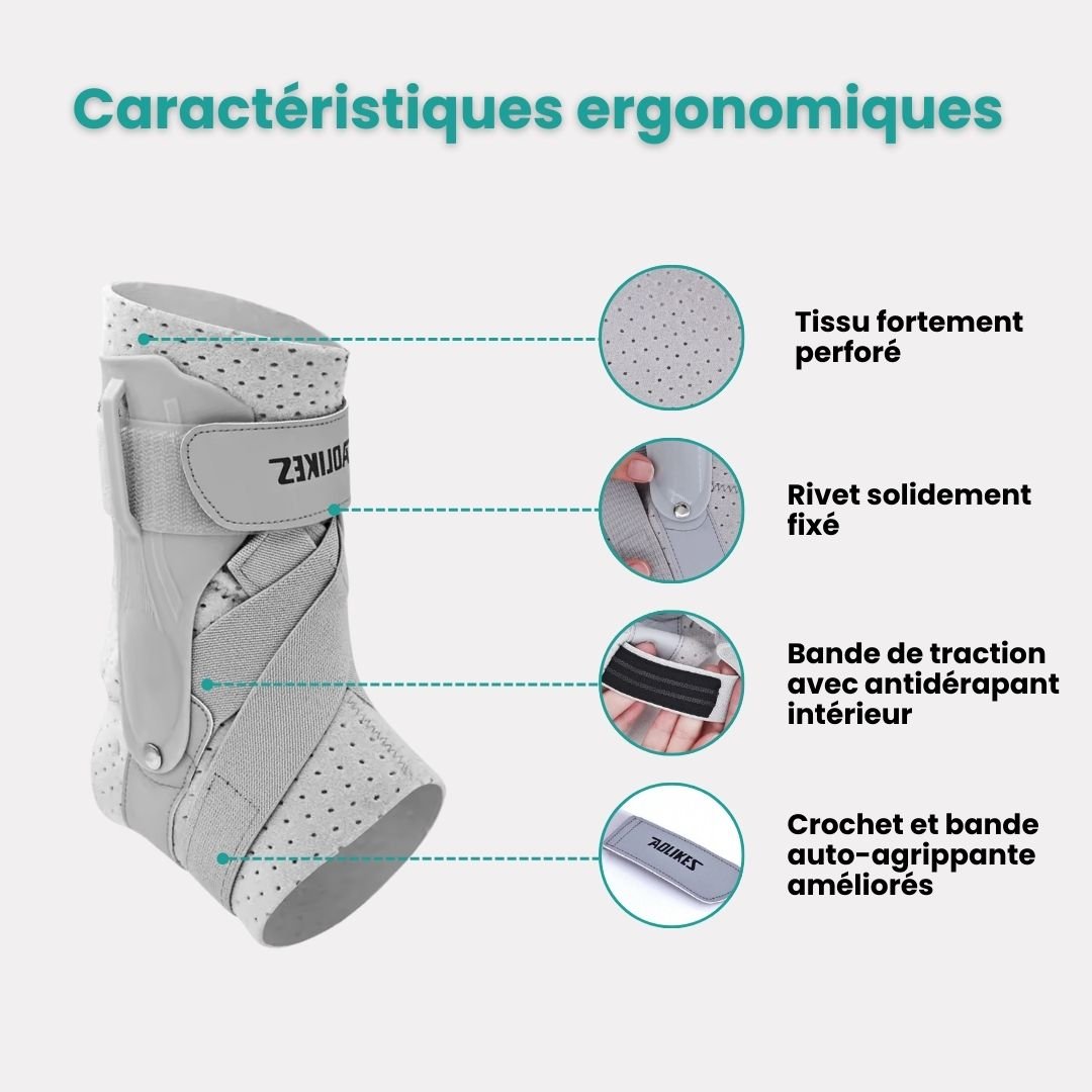 Chevillère Orthopédique – Soutien & Stabilisation de la Cheville - Semello.fr