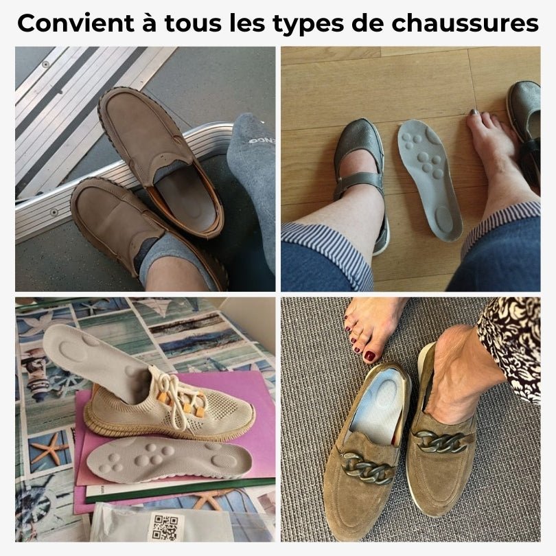 Semelles orthopédiques antidouleur ConfortPlus™ –