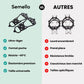 Crampons Antidérapants pour Chaussures – 8 Dents, Neige & Randonnée - Semello.fr
