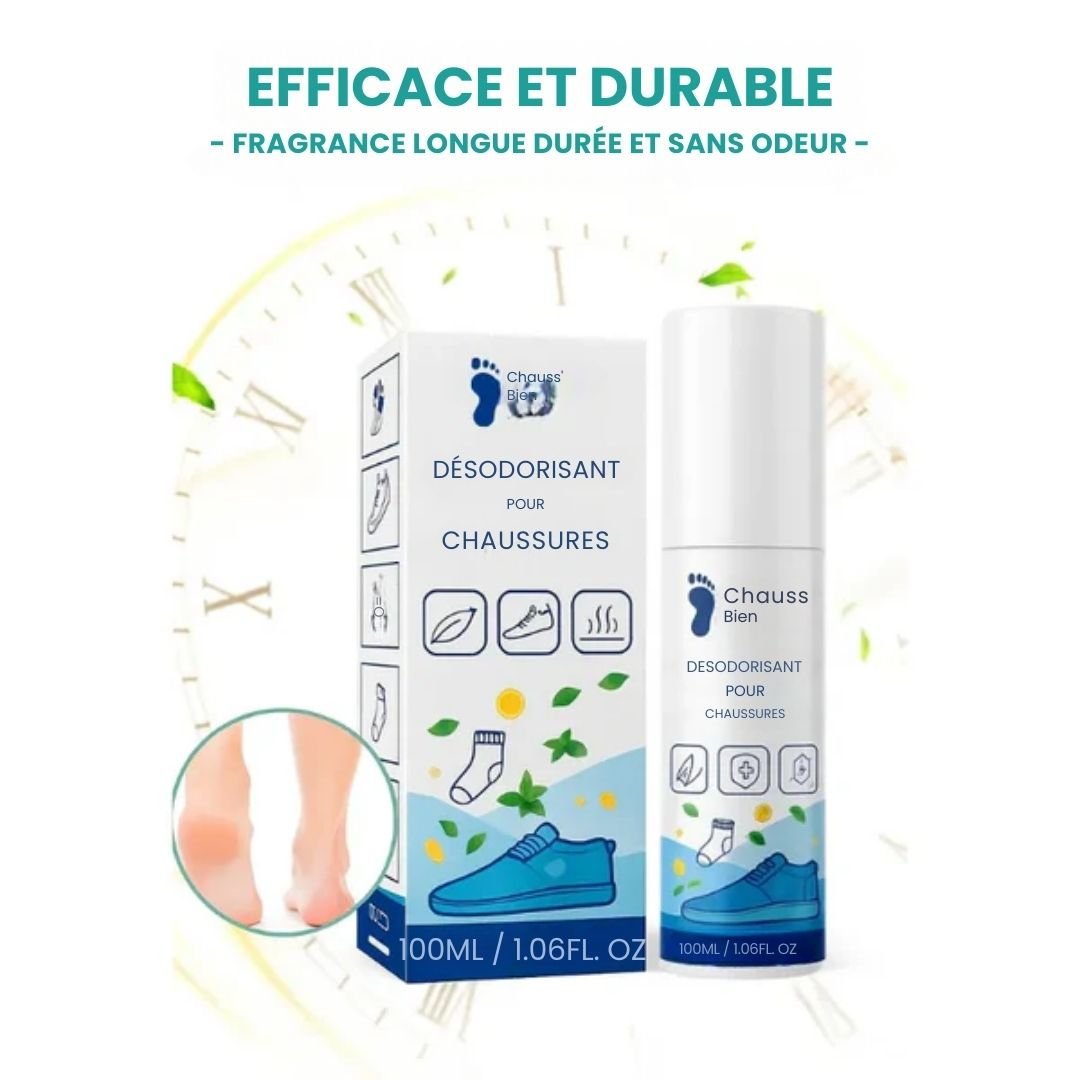 Déodorant Antibactérien pour Chaussures | Élimine les Odeurs - Semello.fr
