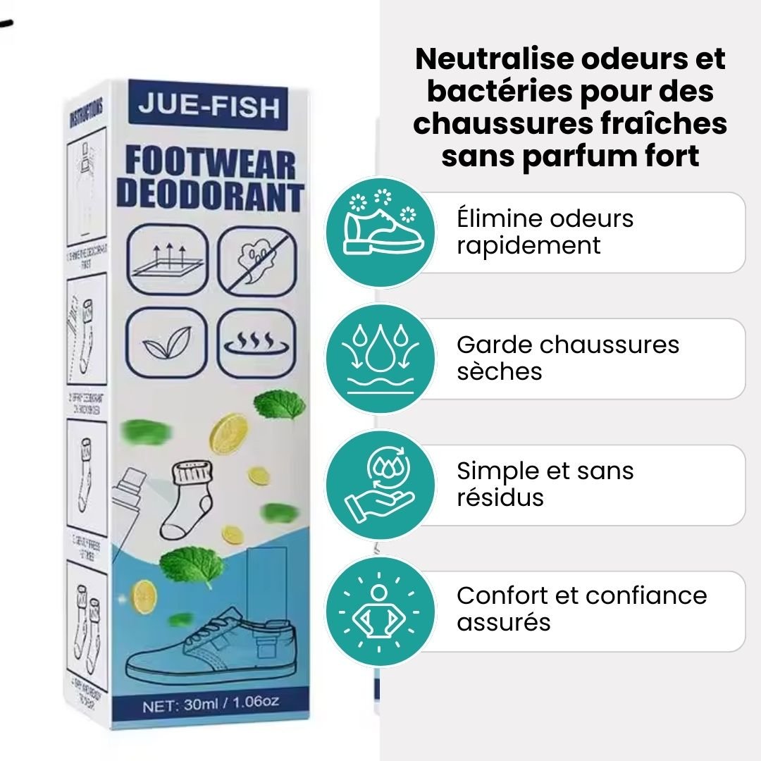 Déodorant Antibactérien pour Chaussures | Élimine les Odeurs - Semello.fr