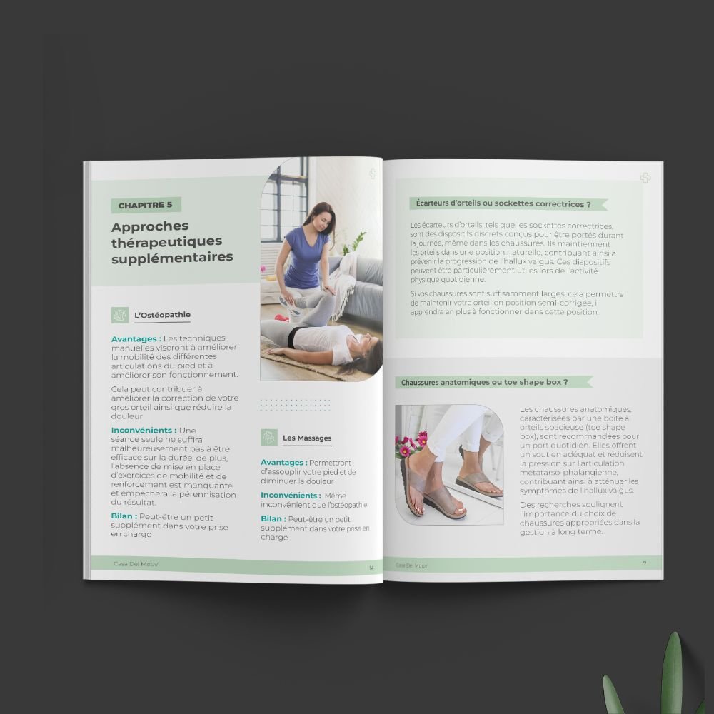 Ebook - Exercices Hallux Valgus pour Guérir sans Chirurgie - Semello.fr