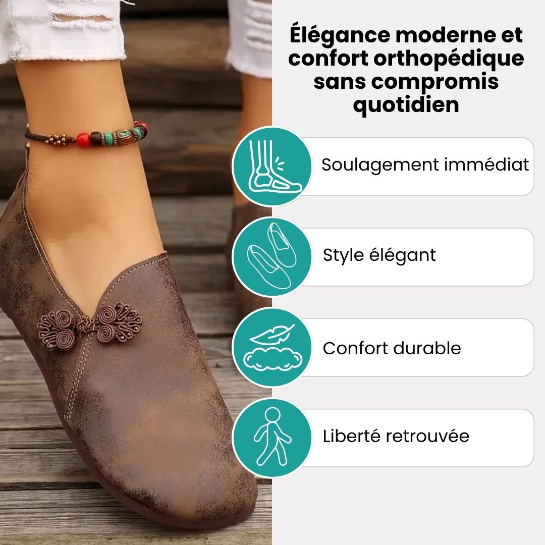 Elegia™ – Chaussures Orthopédiques Élégantes Avant - Pied Large - Semello.fr