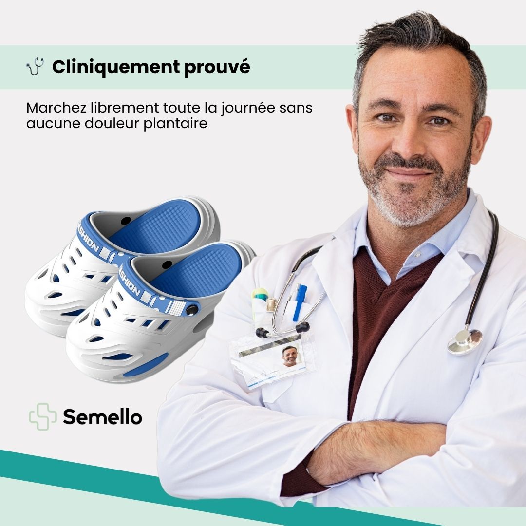 Eyriphy™ – Sandales Respirantes Antidérapantes à Semelles Orthopédiques - Semello.fr