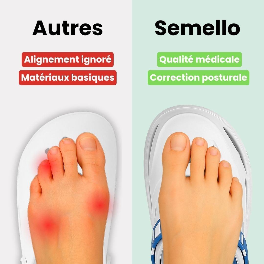 Eyriphy™ – Sandales Respirantes Antidérapantes à Semelles Orthopédiques - Semello.fr