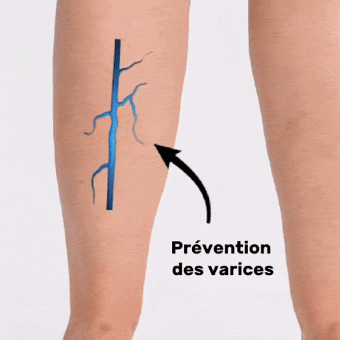 Chaussettes de contention douce et colorée (20-30 mmHg)