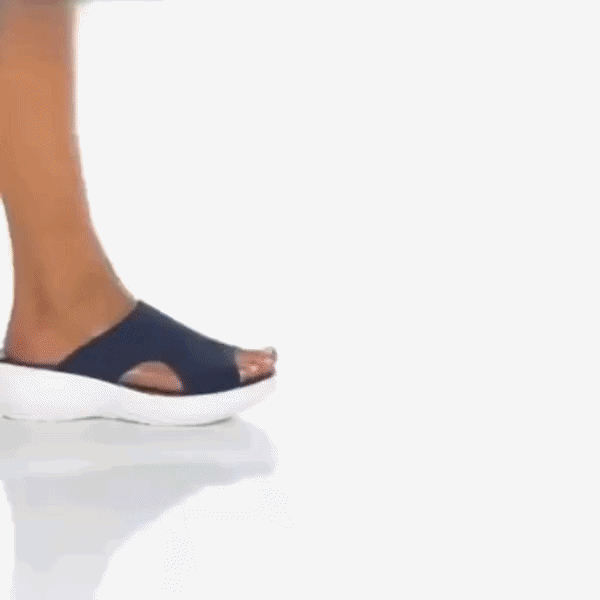Sandales Compensées - Confort Orthopédique & Élégance