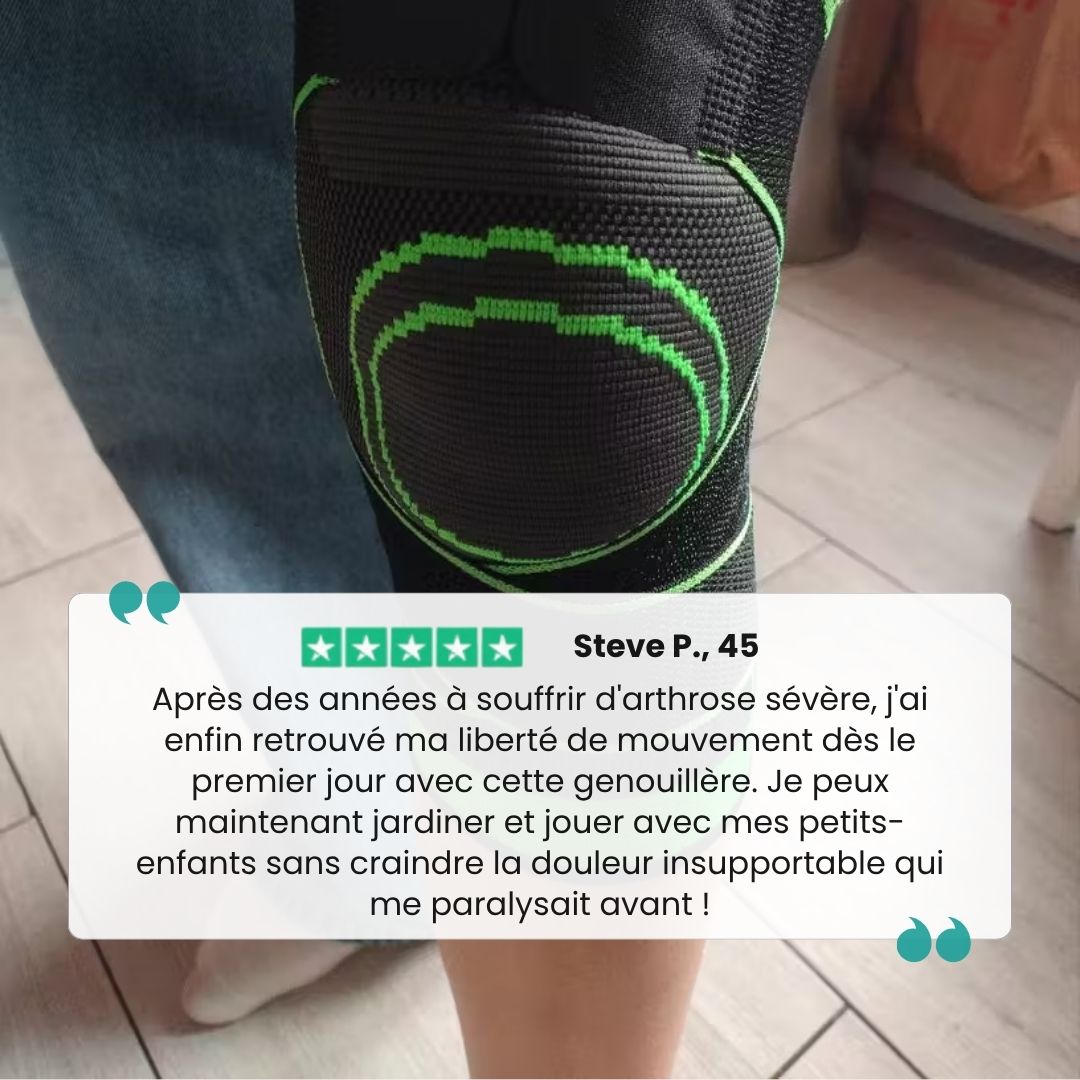 Genouillère Thérapeutique Ortho™ – Arthrose et Douleurs Articulaires - Semello.fr