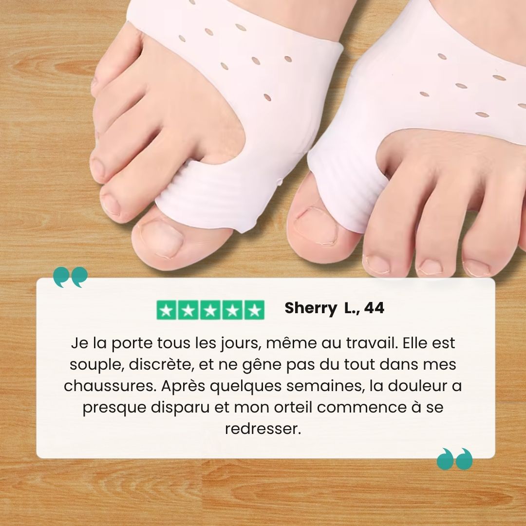 Orthèse orteil souple et discrète pour Hallux Valgus - Semello.fr