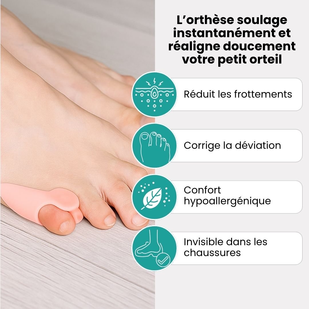 Orthèse Petit Orteil en Silicone - Semello.fr
