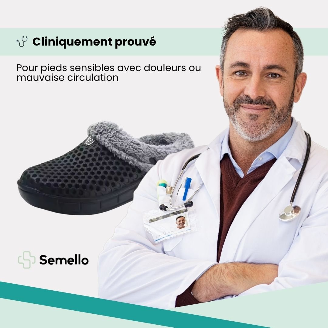 Pantoufle d’hiver façon Crocs ultra - douillette - Semello.fr