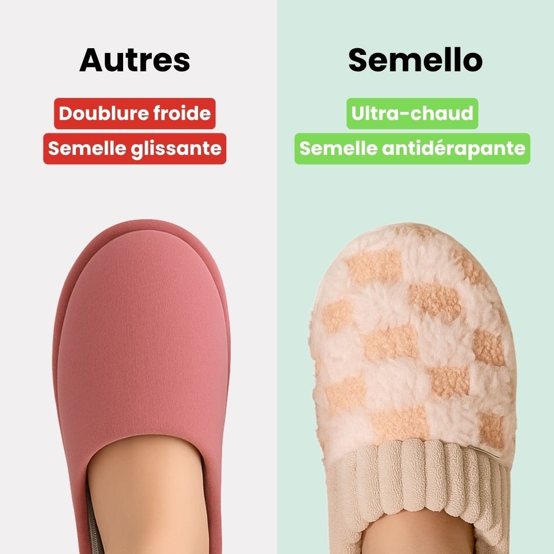 Pantoufle doublée ultra - douillette - Semello.fr