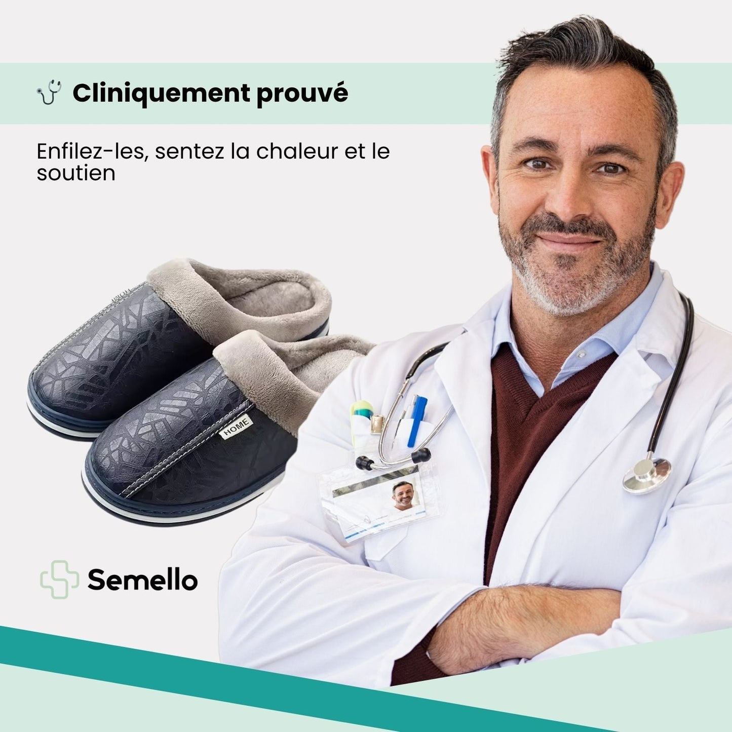 Pantoufle Monterreal en Cuir - Semello.fr