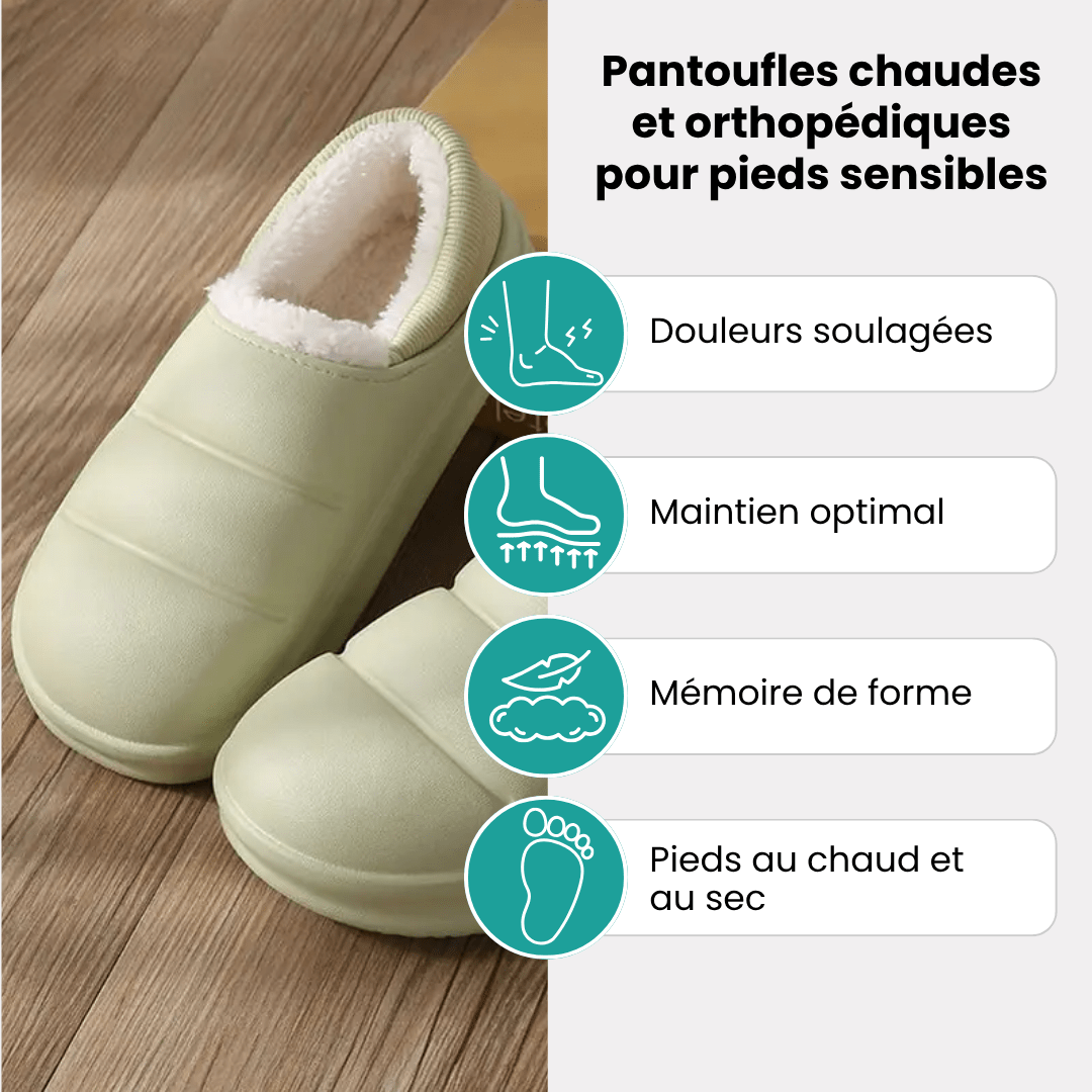 Pantoufle orthopédique imperméable et chaude - Semello.fr