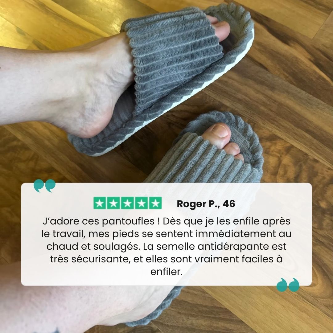 Pantoufles Automne et Hiver Antidérapantes d’intérieur - Semello.fr