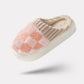 Pantoufles couple mémoire de forme | Duo cocooning - Semello.fr