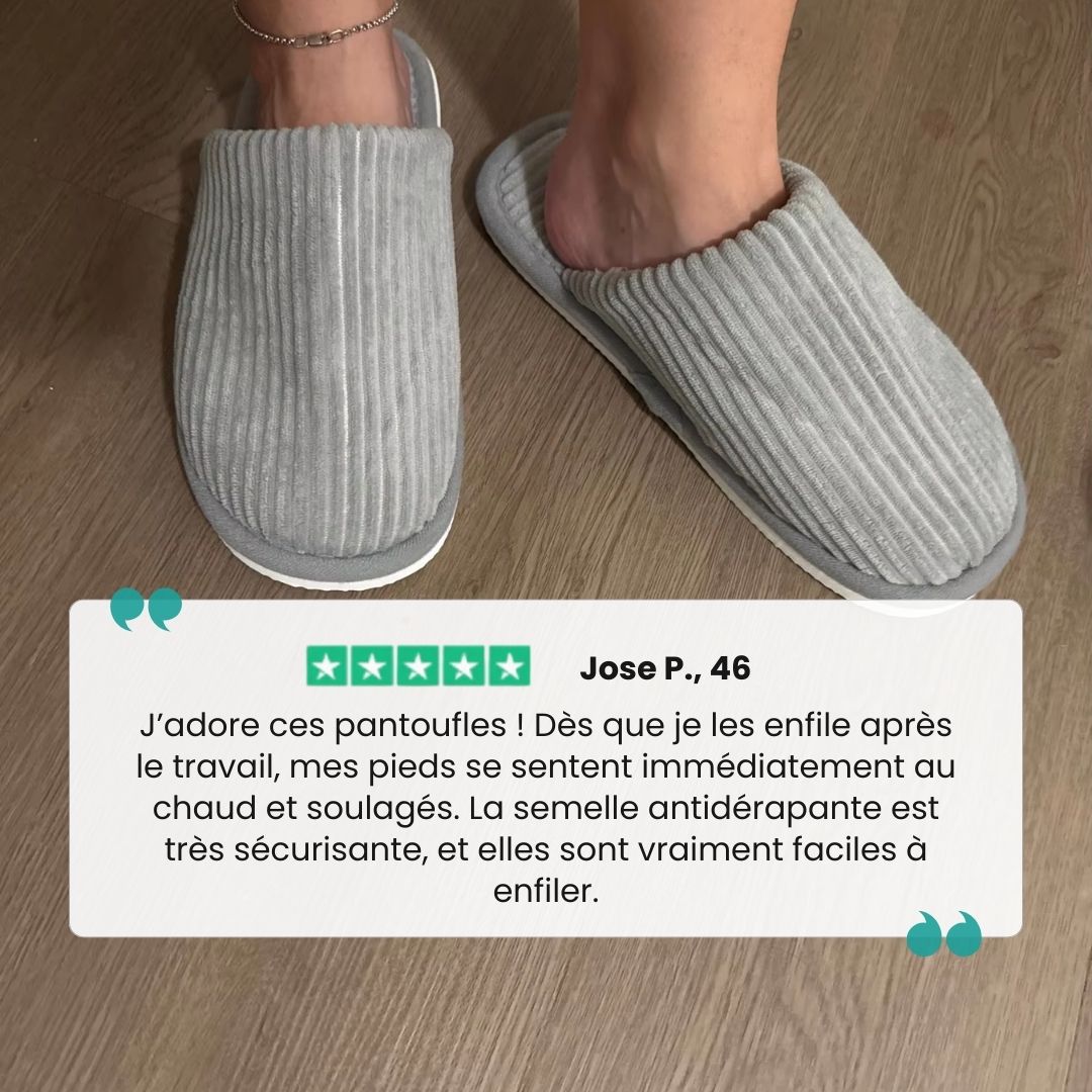 Pantoufles d'hiver Hiver homme | Chaude & antidérapant - Semello.fr