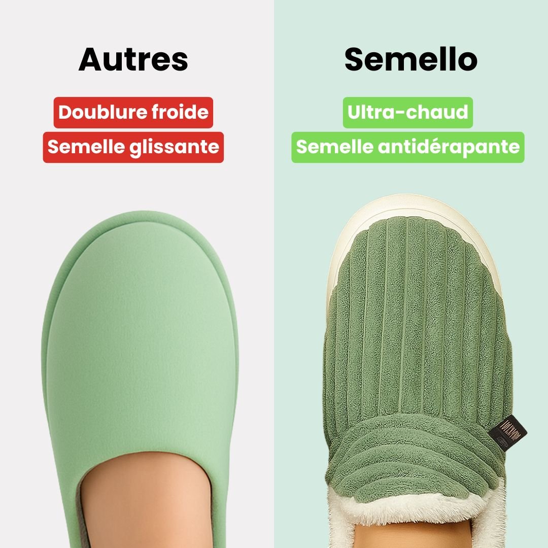 Pantoufles d'hiver Ultra - douces - Semello.fr