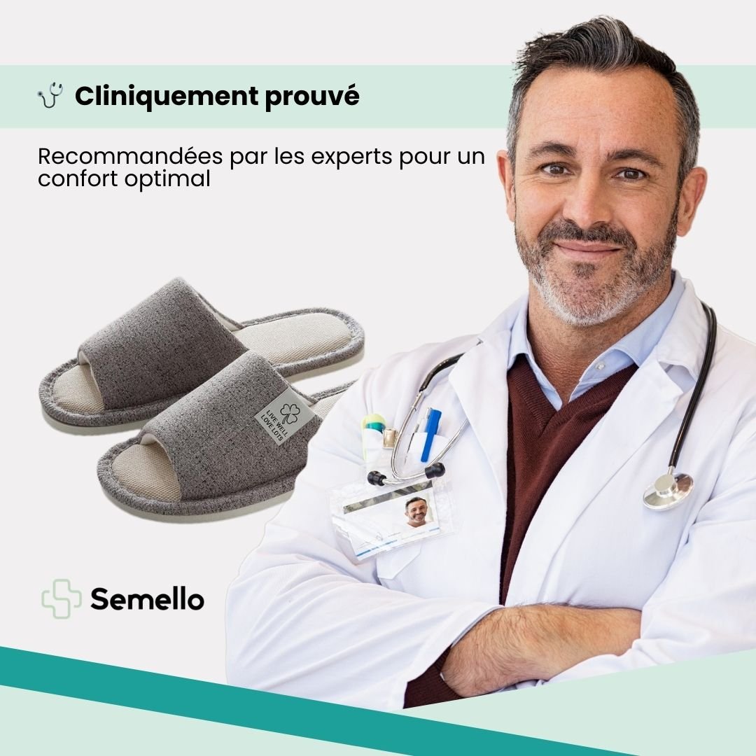 Pantoufles en lin respirant | Élégance et confort naturel - Semello.fr