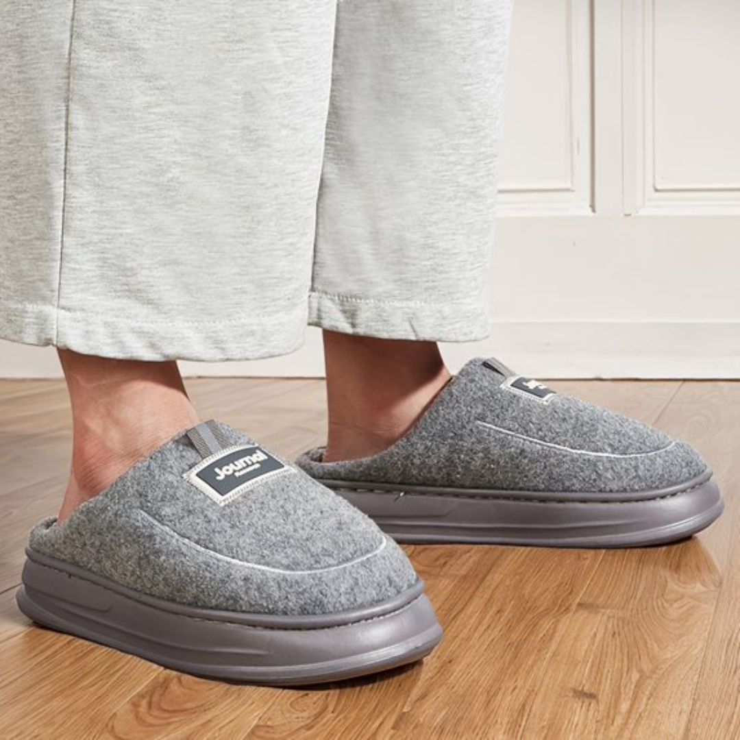 Pantoufles grande taille mémoire de forme | Chaleur et maintien XXL - Semello.fr