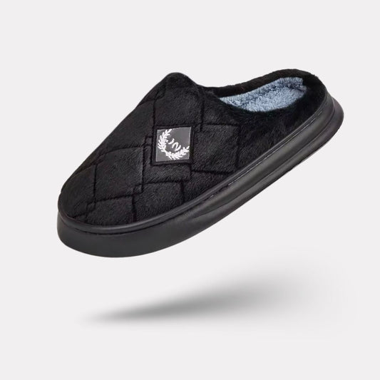 Pantoufles Homme Plaid Fourrées | EVA + mémoire de forme - Semello.fr