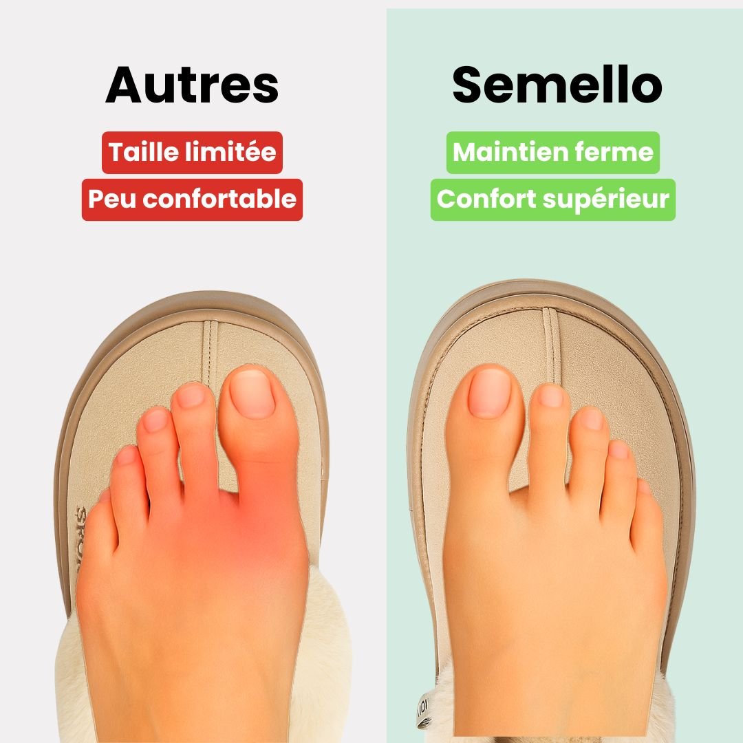 Pantoufles moelleuses d'hiver | Style et confort thermique - Semello.fr