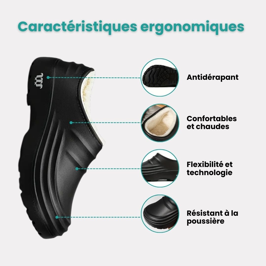 Pantoufles Orthopédiques Chaudes | Antidérapantes Intérieur & Extérieur - Semello.fr