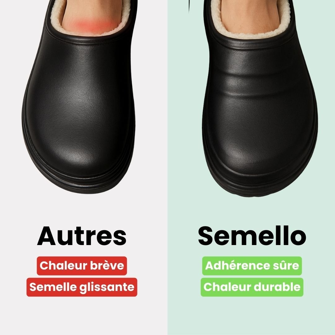 Pantoufles Orthopédiques Chaudes | Antidérapantes Intérieur & Extérieur - Semello.fr
