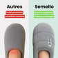 Pantoufles Orthopédiques Grande Taille | Chaleur & Confort Hiver - Semello.fr