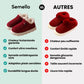 Pantoufles Orthopédiques Hiver | Chaudes, Moelleuses & Antidérapantes - Semello.fr