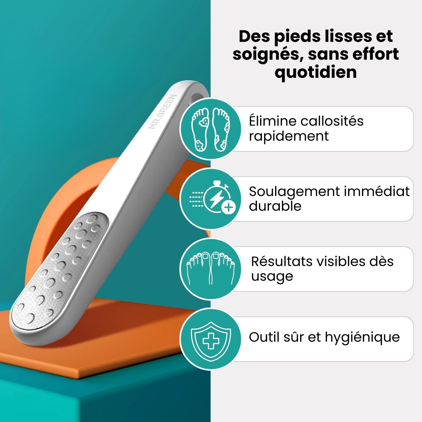 Râpe à Pieds Professionnelle – Élimine Callosités & Peaux Mortes - Semello.fr