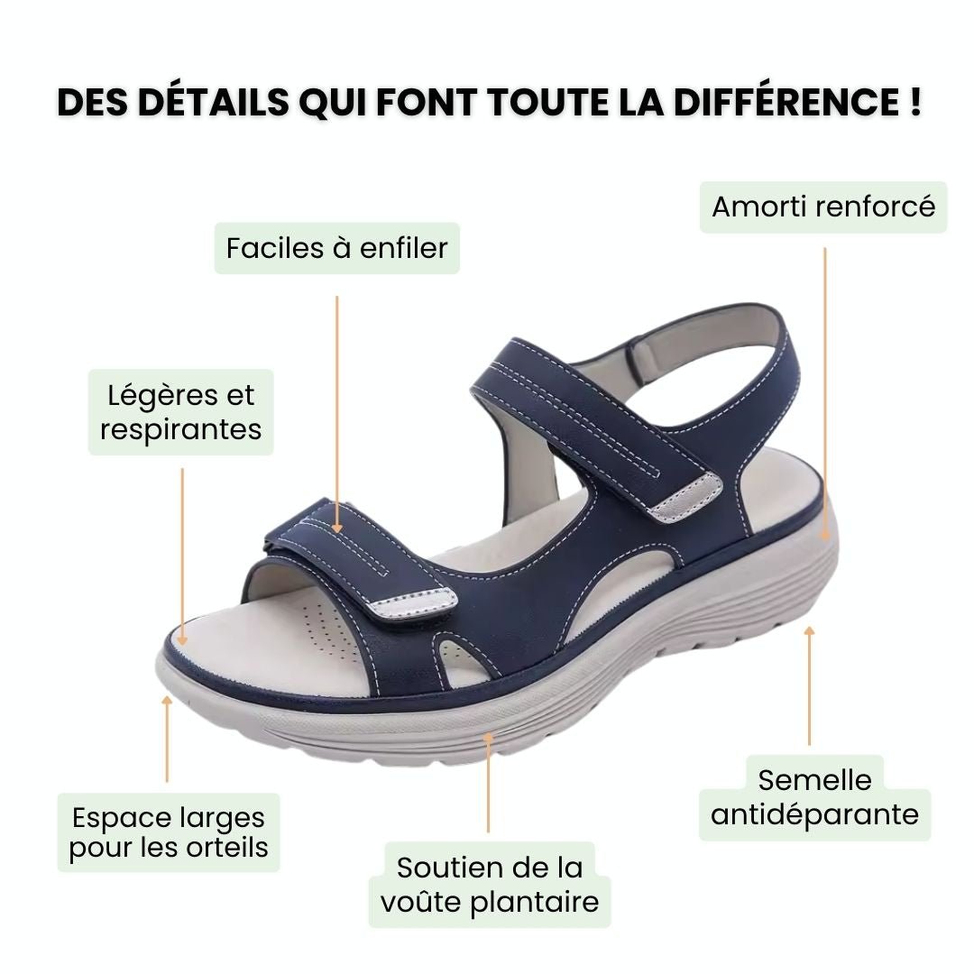 Sandales à confort orthopédique pour femme - Semello.fr