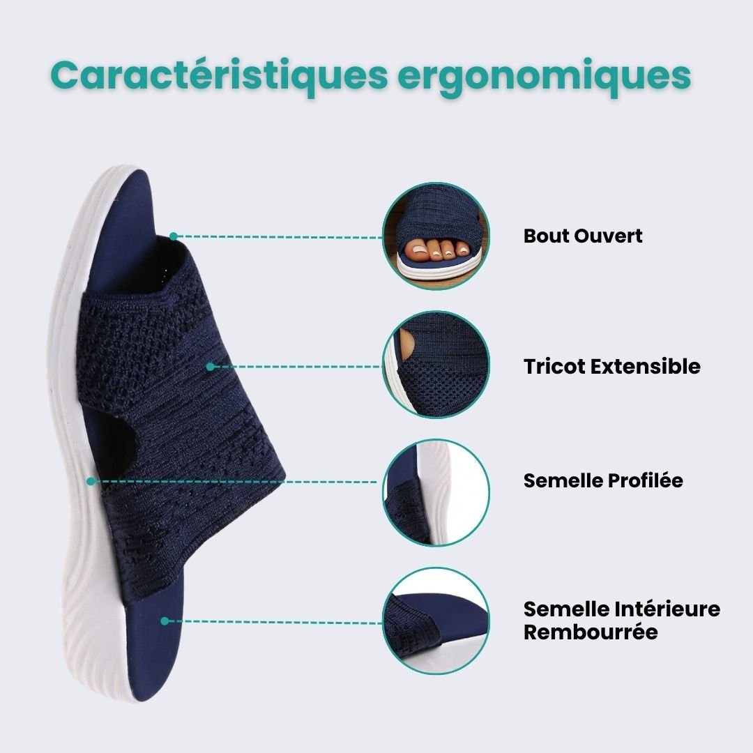 Sandales Compensées - Confort Orthopédique & Élégance - Semello.fr