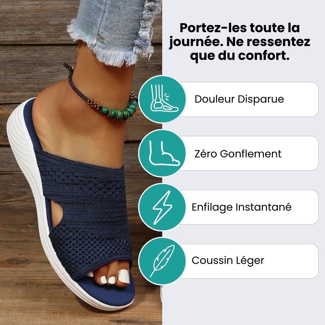 Sandales Compensées - Confort Orthopédique & Élégance - Semello.fr