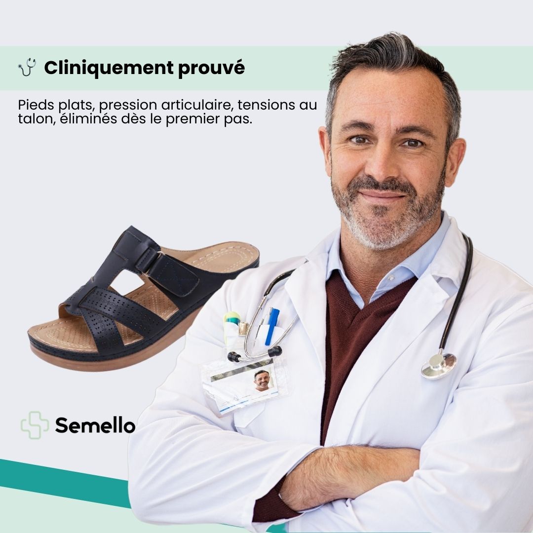 Sandales Compensées Orthopédiques – Posture & Bien - Être - Semello.fr