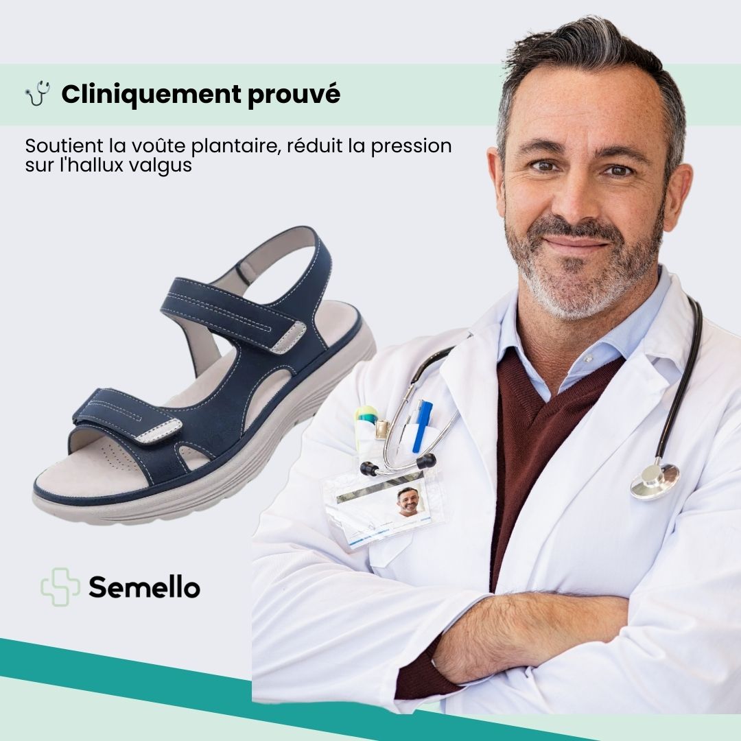 Sandales Confortables avec Soutien Orthopédique - Semello.fr