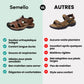 Sandales d'été à confort orthopédique - Semello.fr